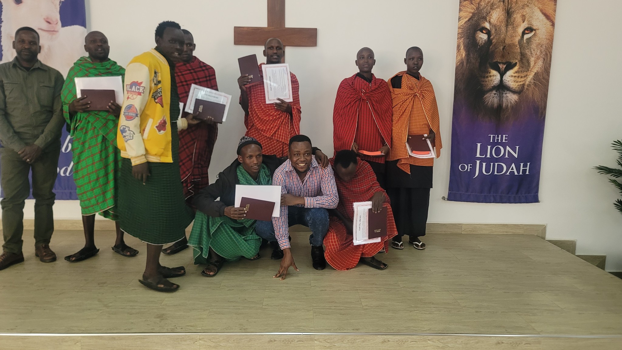 Bible study in progress